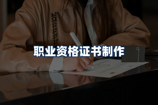 职业资格展示